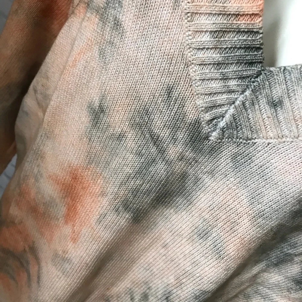 TIE DYE V NECK SWEATER URBAN OUTFITTERS
